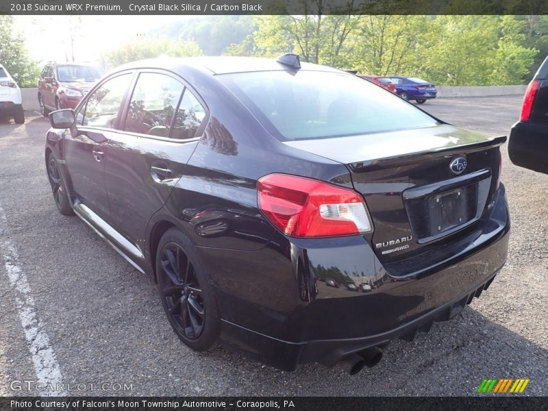 Crystal Black Silica / Carbon Black 2018 Subaru WRX Premium