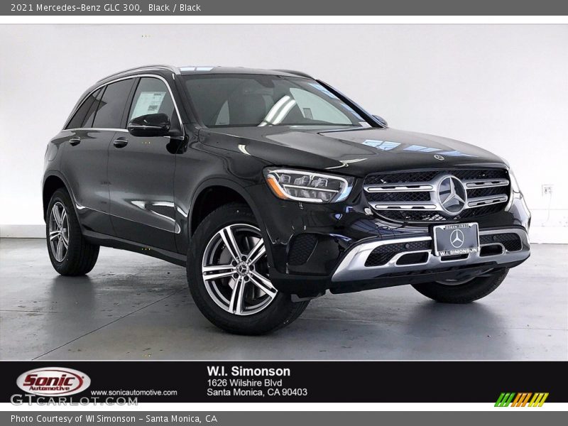 Black / Black 2021 Mercedes-Benz GLC 300