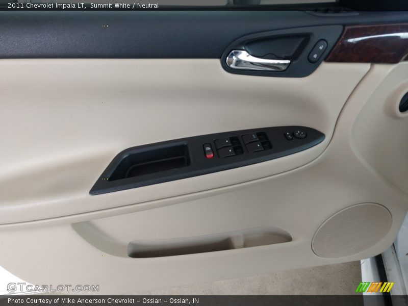 Summit White / Neutral 2011 Chevrolet Impala LT