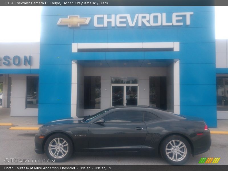 Ashen Gray Metallic / Black 2014 Chevrolet Camaro LS Coupe