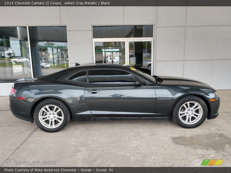 Ashen Gray Metallic / Black 2014 Chevrolet Camaro LS Coupe