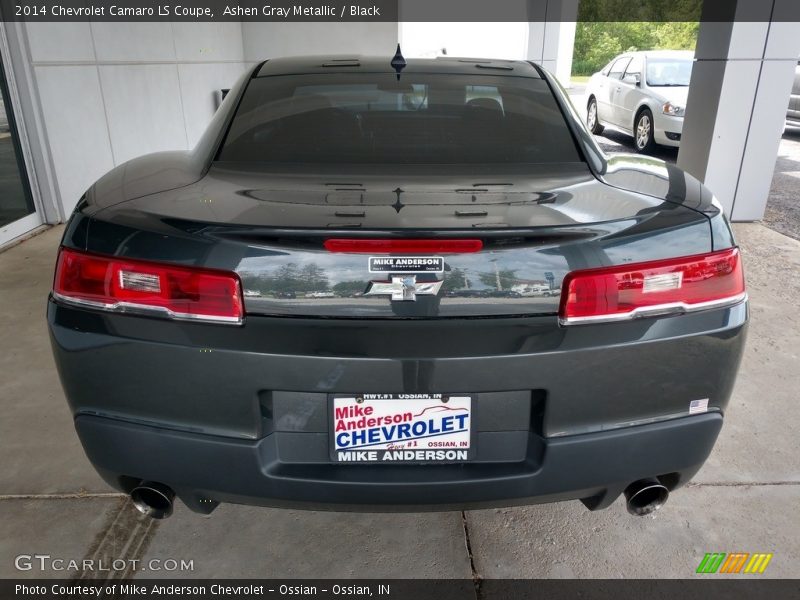 Ashen Gray Metallic / Black 2014 Chevrolet Camaro LS Coupe