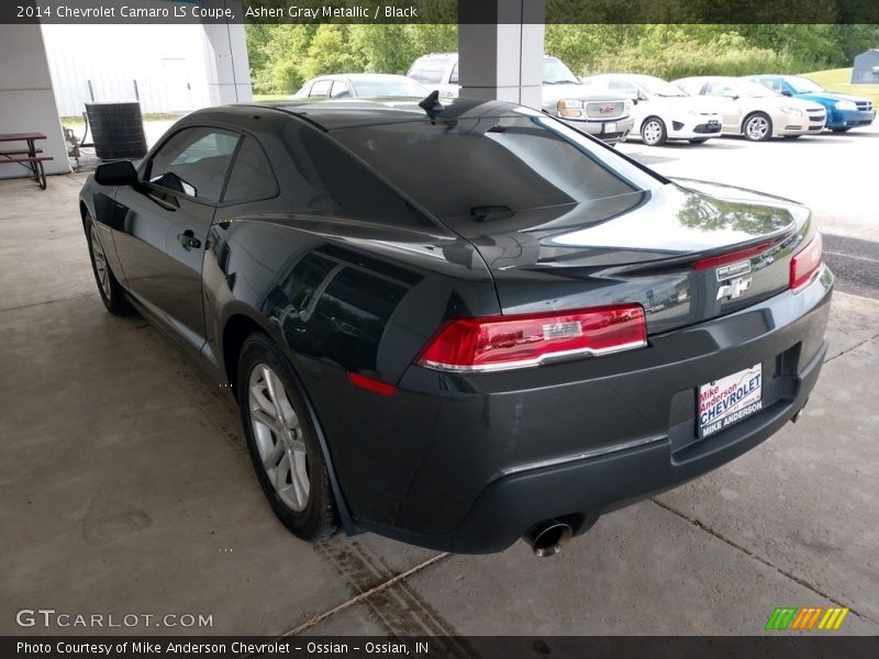 Ashen Gray Metallic / Black 2014 Chevrolet Camaro LS Coupe