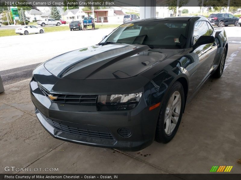 Ashen Gray Metallic / Black 2014 Chevrolet Camaro LS Coupe