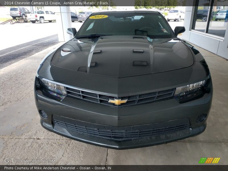 Ashen Gray Metallic / Black 2014 Chevrolet Camaro LS Coupe
