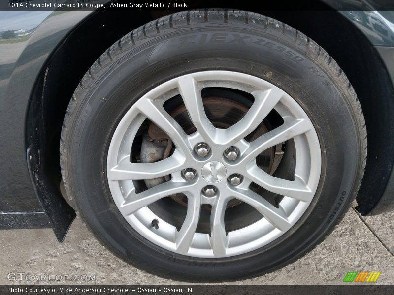 Ashen Gray Metallic / Black 2014 Chevrolet Camaro LS Coupe