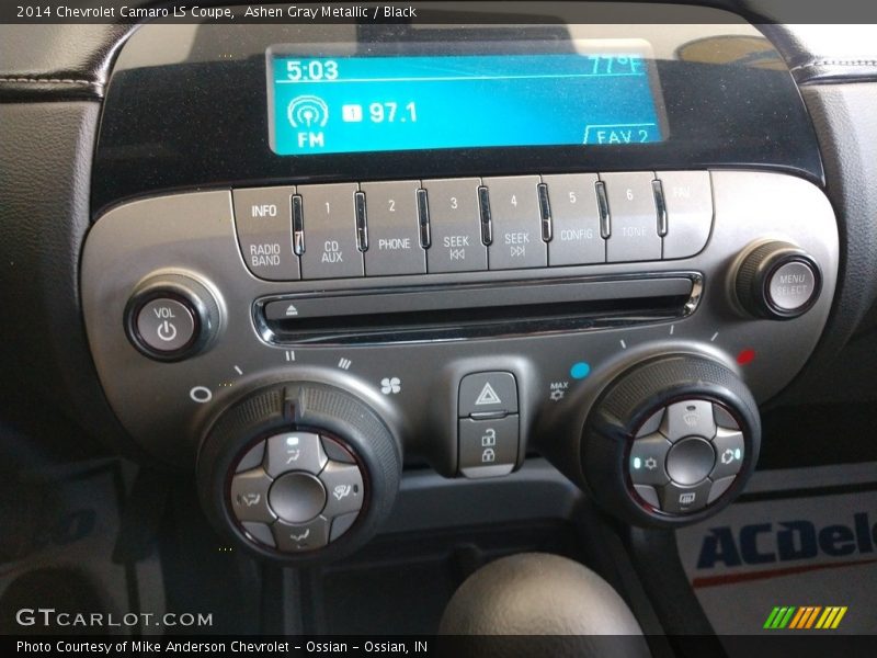 Ashen Gray Metallic / Black 2014 Chevrolet Camaro LS Coupe