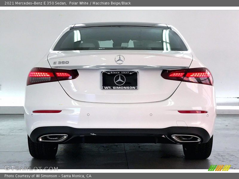 Polar White / Macchiato Beige/Black 2021 Mercedes-Benz E 350 Sedan