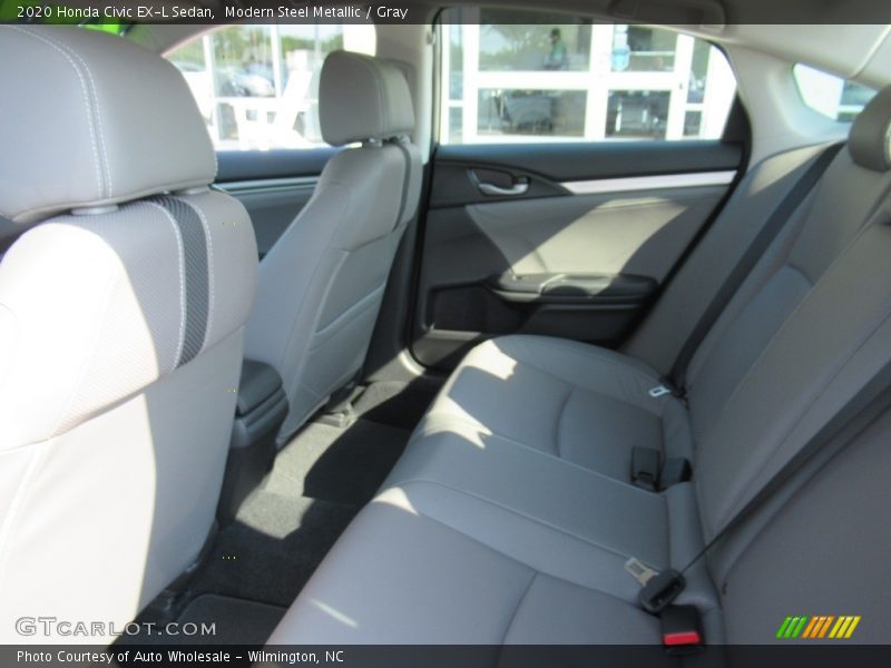 Modern Steel Metallic / Gray 2020 Honda Civic EX-L Sedan