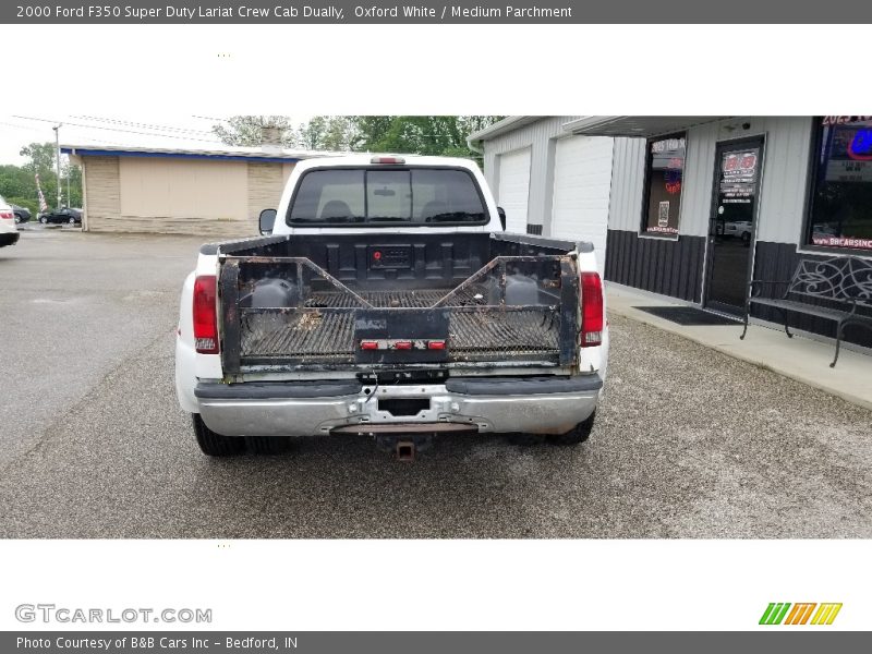 Oxford White / Medium Parchment 2000 Ford F350 Super Duty Lariat Crew Cab Dually