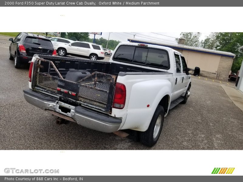 Oxford White / Medium Parchment 2000 Ford F350 Super Duty Lariat Crew Cab Dually