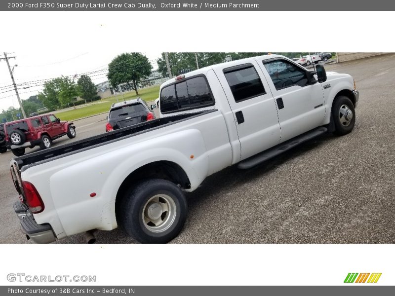 Oxford White / Medium Parchment 2000 Ford F350 Super Duty Lariat Crew Cab Dually