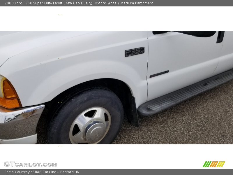 Oxford White / Medium Parchment 2000 Ford F350 Super Duty Lariat Crew Cab Dually