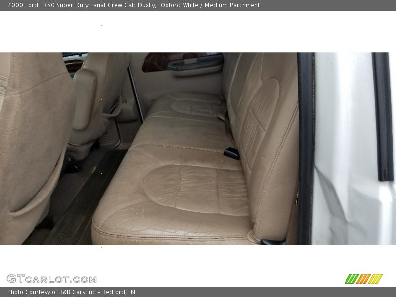 Oxford White / Medium Parchment 2000 Ford F350 Super Duty Lariat Crew Cab Dually