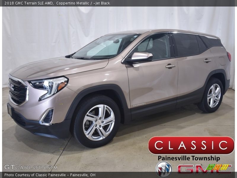 Coppertino Metallic / ­Jet Black 2018 GMC Terrain SLE AWD