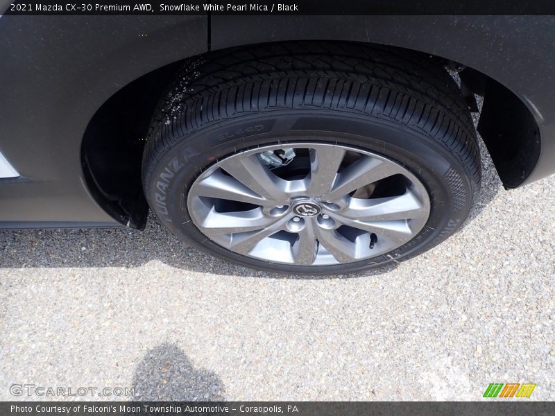Snowflake White Pearl Mica / Black 2021 Mazda CX-30 Premium AWD