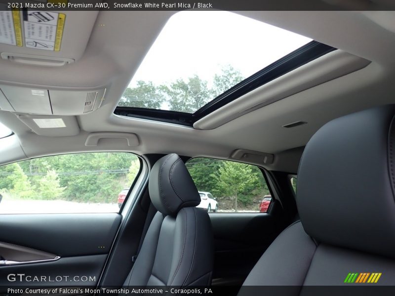 Snowflake White Pearl Mica / Black 2021 Mazda CX-30 Premium AWD