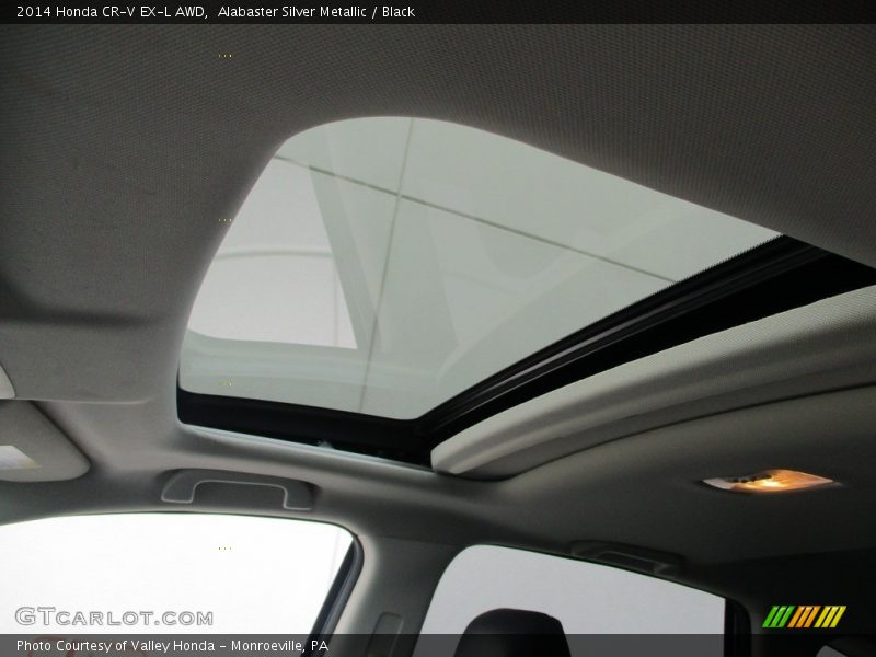 Alabaster Silver Metallic / Black 2014 Honda CR-V EX-L AWD