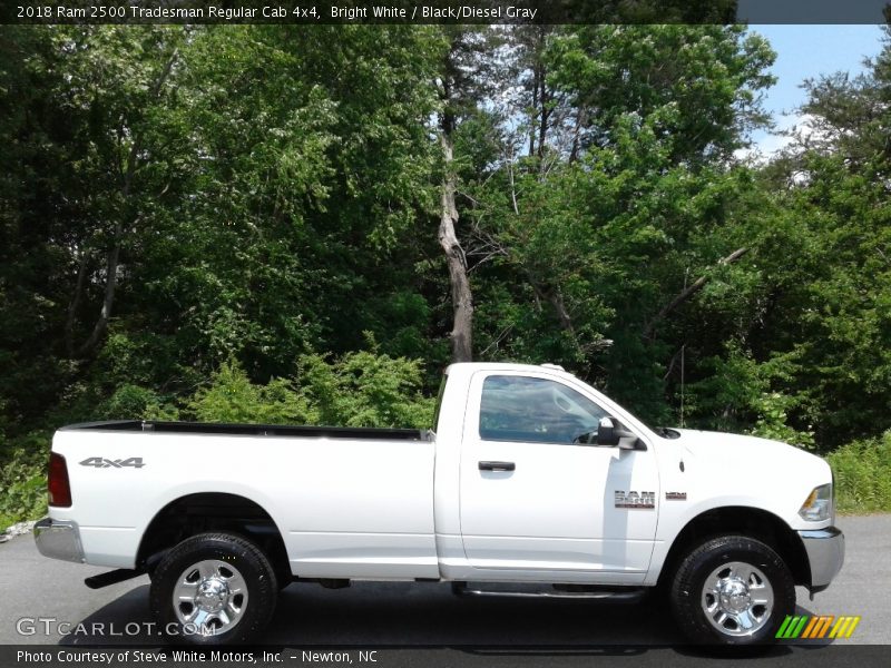 Bright White / Black/Diesel Gray 2018 Ram 2500 Tradesman Regular Cab 4x4