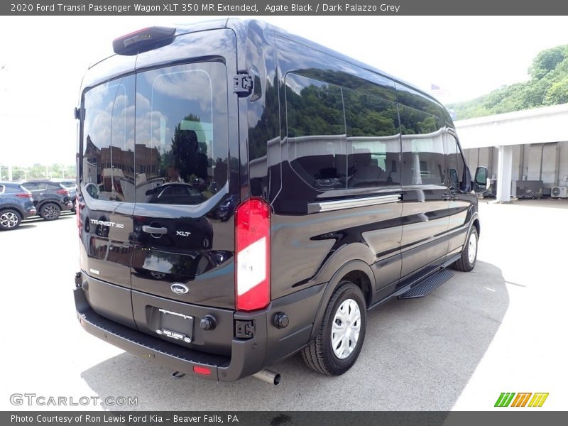 Agate Black / Dark Palazzo Grey 2020 Ford Transit Passenger Wagon XLT 350 MR Extended