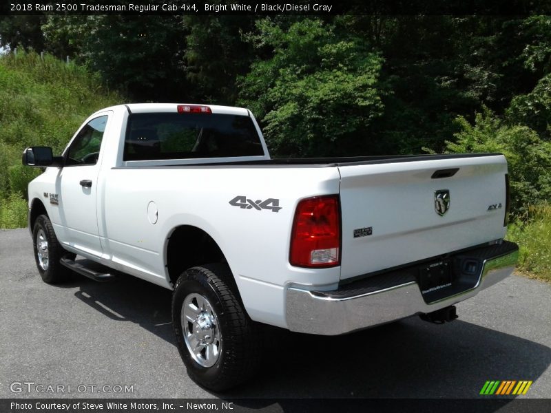 Bright White / Black/Diesel Gray 2018 Ram 2500 Tradesman Regular Cab 4x4