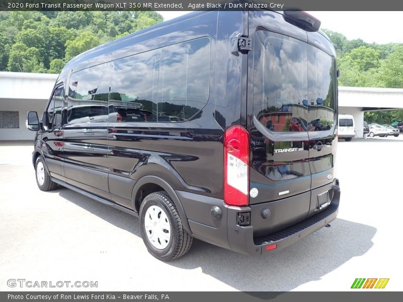 Agate Black / Dark Palazzo Grey 2020 Ford Transit Passenger Wagon XLT 350 MR Extended