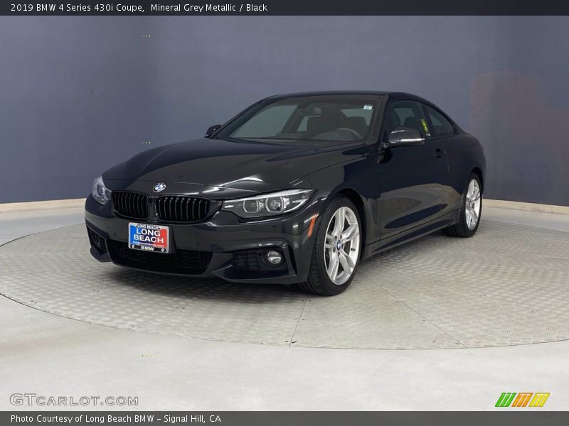 Mineral Grey Metallic / Black 2019 BMW 4 Series 430i Coupe