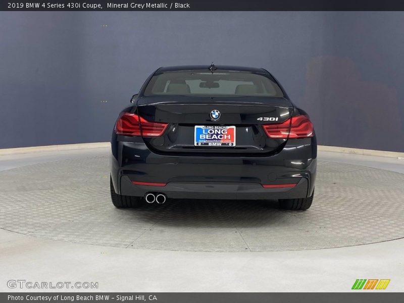 Mineral Grey Metallic / Black 2019 BMW 4 Series 430i Coupe