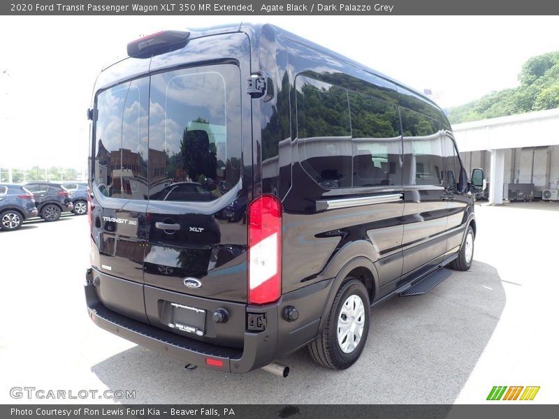Agate Black / Dark Palazzo Grey 2020 Ford Transit Passenger Wagon XLT 350 MR Extended