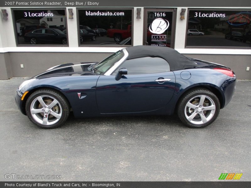 Deep Blue / Ebony 2007 Pontiac Solstice Roadster
