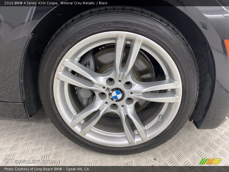 Mineral Grey Metallic / Black 2019 BMW 4 Series 430i Coupe