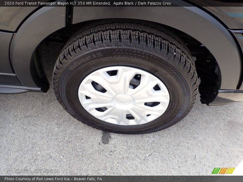 Agate Black / Dark Palazzo Grey 2020 Ford Transit Passenger Wagon XLT 350 MR Extended