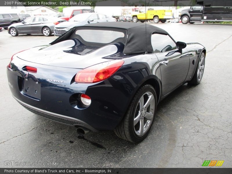 Deep Blue / Ebony 2007 Pontiac Solstice Roadster