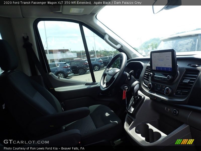 Agate Black / Dark Palazzo Grey 2020 Ford Transit Passenger Wagon XLT 350 MR Extended