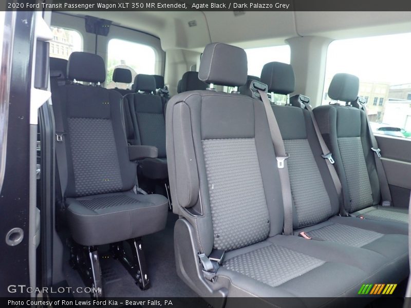 Agate Black / Dark Palazzo Grey 2020 Ford Transit Passenger Wagon XLT 350 MR Extended