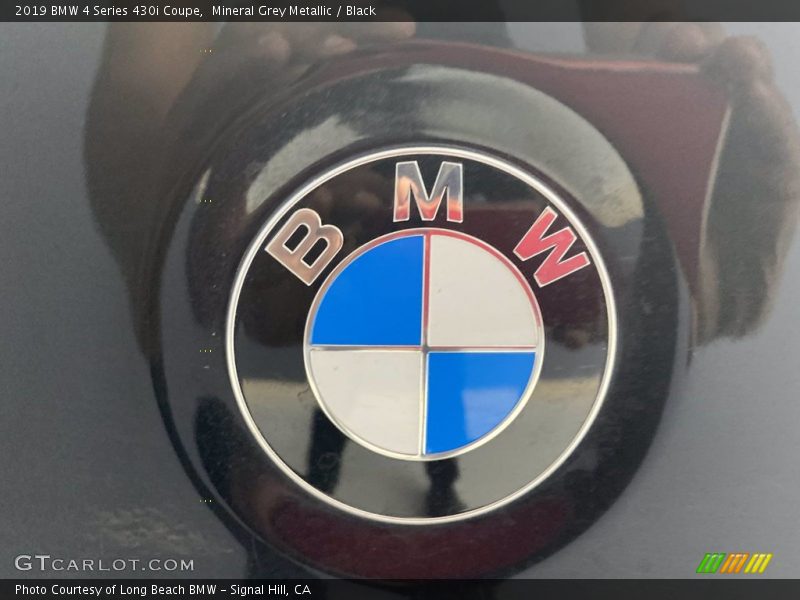 Mineral Grey Metallic / Black 2019 BMW 4 Series 430i Coupe
