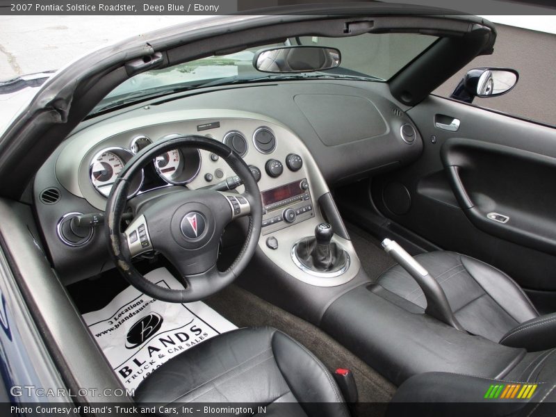 Deep Blue / Ebony 2007 Pontiac Solstice Roadster