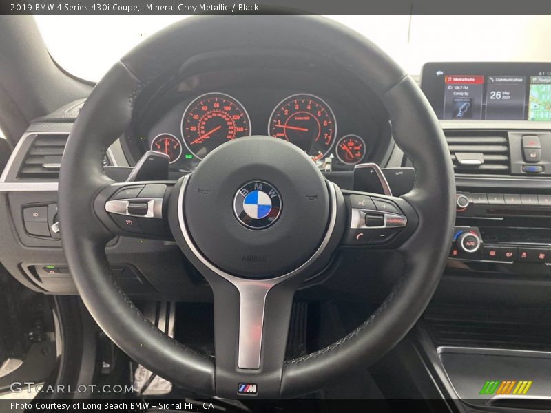 Mineral Grey Metallic / Black 2019 BMW 4 Series 430i Coupe