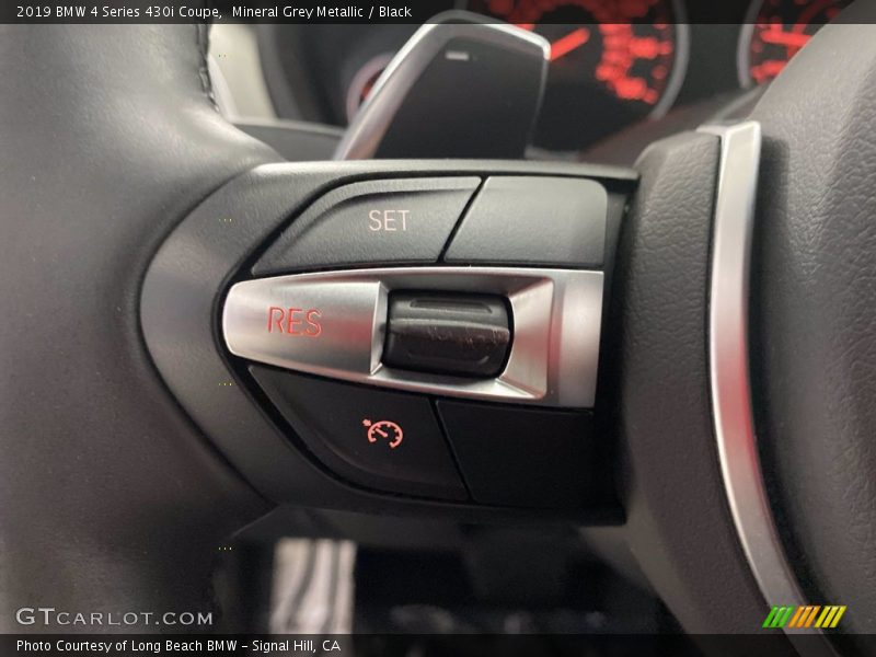 Mineral Grey Metallic / Black 2019 BMW 4 Series 430i Coupe