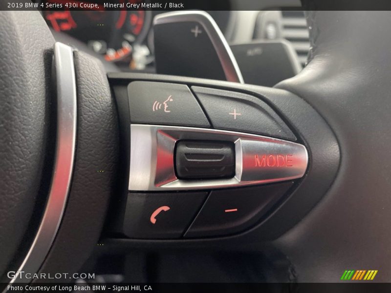 Mineral Grey Metallic / Black 2019 BMW 4 Series 430i Coupe