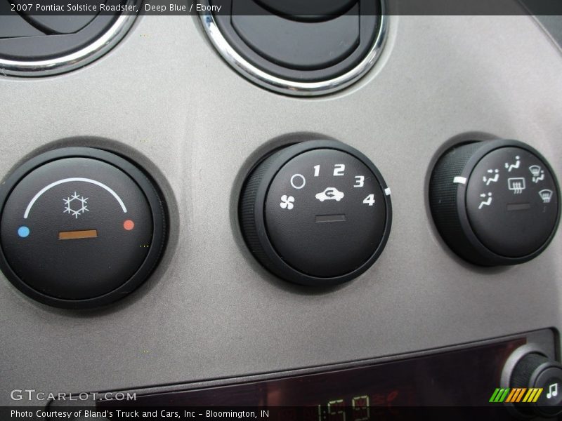 Deep Blue / Ebony 2007 Pontiac Solstice Roadster