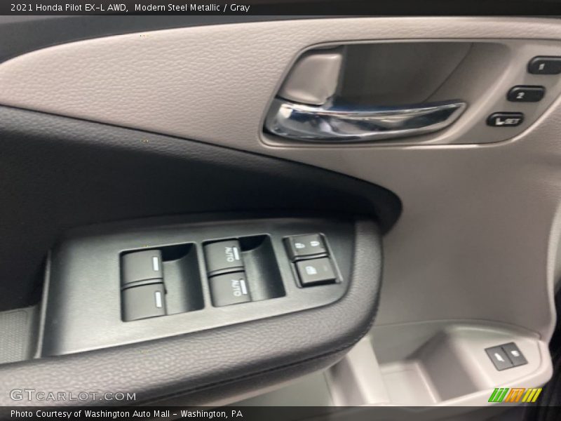 Modern Steel Metallic / Gray 2021 Honda Pilot EX-L AWD