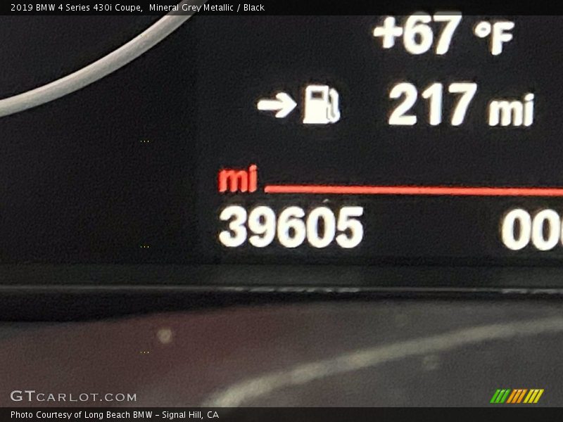 Mineral Grey Metallic / Black 2019 BMW 4 Series 430i Coupe