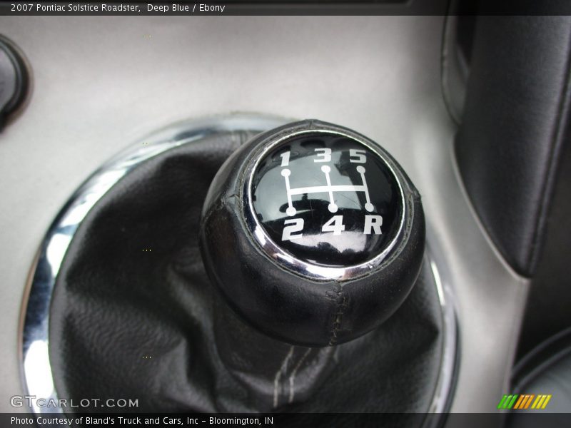 Deep Blue / Ebony 2007 Pontiac Solstice Roadster