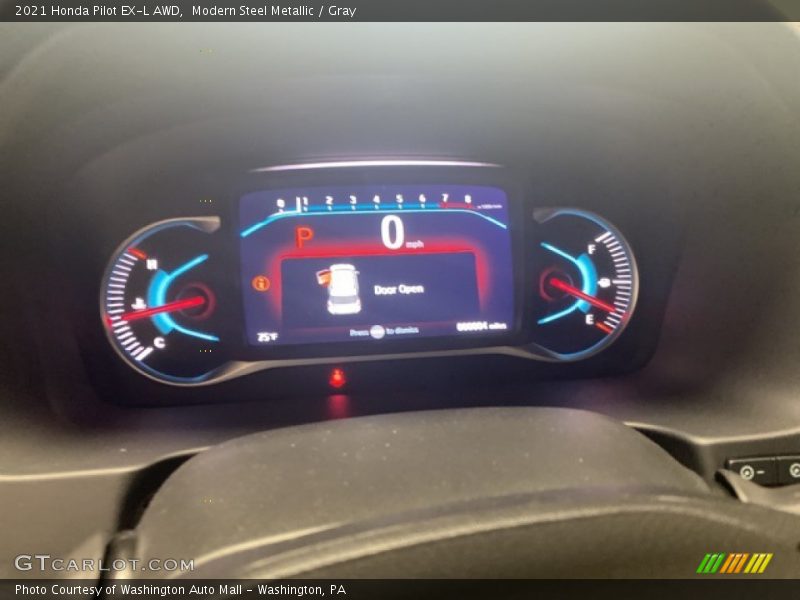 Modern Steel Metallic / Gray 2021 Honda Pilot EX-L AWD