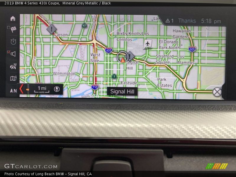 Mineral Grey Metallic / Black 2019 BMW 4 Series 430i Coupe