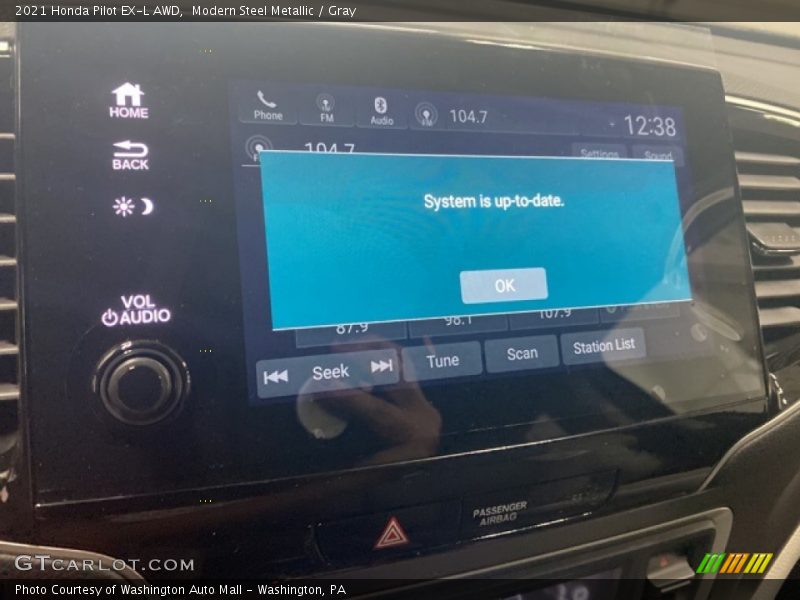 Modern Steel Metallic / Gray 2021 Honda Pilot EX-L AWD