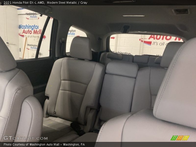 Modern Steel Metallic / Gray 2021 Honda Pilot EX-L AWD