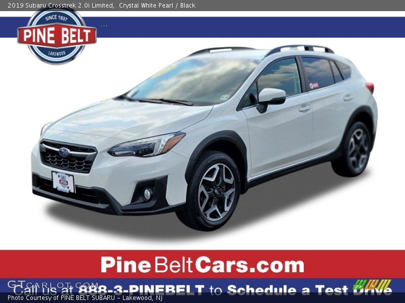 Crystal White Pearl / Black 2019 Subaru Crosstrek 2.0i Limited