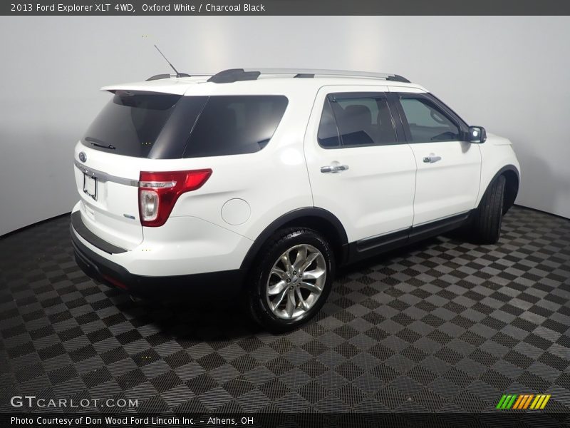 Oxford White / Charcoal Black 2013 Ford Explorer XLT 4WD